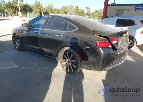 2015 Chrysler 200 Limited z USA, uszkodzony, nr VIN 1C3CCCAB1FN699435